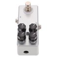 thumbnail image 1 of OULII 1Pc Silver Guitar Effector Overload Pedal Small Size Guitar Musical Accessory, 1 of 8