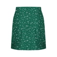 thumbnail image 5 of PYGNJK Women's Plus Size Printed Skirts High Waist Underneath Boho Tiered Flowy Tennis Skirts Casual Mini Skirt, 5 of 6