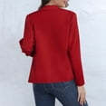 thumbnail image 4 of GDREDA Blazer Élégant pour Femmes à devant Ouvert et Col Cranté, Veste de Travail Extérieure RD1,XXXXXL, 4 of 9