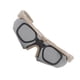 thumbnail image 5 of Gafas de tiro con protección UV, gafas militares para exteriores, a prueba de viento, a prueba de polvo, medio marco, gafas de motocicleta, protección para los ojos para hombres y mujeres, color caqu, 5 of 12