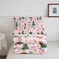 thumbnail image 5 of Manfei Festive Christmas Tree King Size Comforter Sets,Merry Xmas Comforters King Size,Xmas Reversible,3pcs,1 Comforter and 2 Pillowcases, 5 of 7