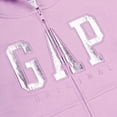 thumbnail image 4 of Sudadera con Capucha para Niñas GAP Logo con Cierre Completo Rosa Floral XL, 4 of 4
