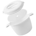 thumbnail image 1 of Phenofice Plastic Microwave Rice Cooker White Food Container for Home with Portable Multifunction Design, 1 of 8