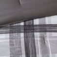 thumbnail image 4 of Intelligent Design Full/Queen Rudy 5-Piece Plaid Comforter Set, Black, 4 of 8