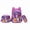 L1, variant on New 16inch three-piece set of trolley school bag and backpack for students