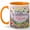 Orange, variant on Where the Wildflowers Bloom Coffee Mug, Cottagecore Floral Mug, Spring Birthday Christmas Gift for Women, Meadow House Butterfly Quote Art, 11 oz White Ceramic Coffee Cup Gift