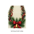 thumbnail image 3 of SLYNSHome Christmas Snowflake Table Runner, Red Holiday Table Flag, Winter Theme Tablecloth for Dining Room Kitchen Home Party Decor, 3 of 6