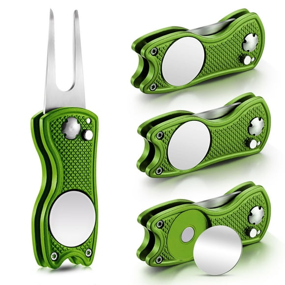 Herramienta de reparación Golf Divot Skylety con marcador de bolas de acero inoxidable