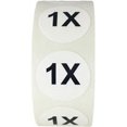 thumbnail image 1 of Autocollants de Vêtements Cercle Blanc 1X 0.75 Pouces Pouce Rond Lot de 500, 1 of 1