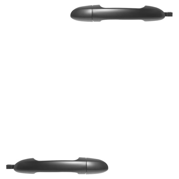 Par de Manijas Puerta Exterior HUSHAN SPECTRA 2005 al 2009 KIA Traseras Negro Plástico 1 Par
