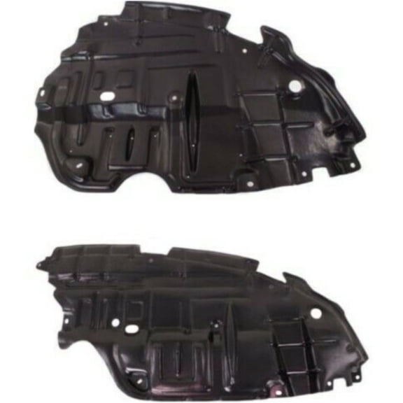 Left & Right Side Engine Splash Shield For 2013-15 Toyota Avalon Sedan Set of 2