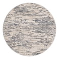 thumbnail image 3 of Unique Loom Oasis Collection Area Rug - Water (4' Round Gray/Ivory), 3 of 7