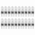 thumbnail image 1 of 12V 20W G4 Bi-Pin Halogen Bulbs, Clear Glass, 20-Pack for Appliances, Signage, and Track Lighting, 1 of 5