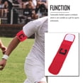 thumbnail image 4 of UPGRATOR 2 Pcs Brassards de Football Élastiques Élastiques Rouges Réutilisables Activités d'Équipe Hommes Femmes, 4 of 5