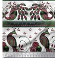 thumbnail image 1 of Soimoi Cotton Voile Fabric Stripe & Peacock Ethnic Print Sewing Fabric Yard 42 Inch Wide, 1 of 1