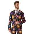 thumbnail image 4 of Suitmeister Men's Suits Fireworks Black - S Black, 4 of 6