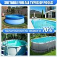 thumbnail image 5 of Pool Air Pillows for Above Ground Pools - 4ft Dia. Winter Closing Winterizing Kit with Ropes, Thicken PVC Ice Equalizer Support, Swimming Pool Patio Furniture Cover Airbag Light Blue 1pcs Light Blue, 5 of 5