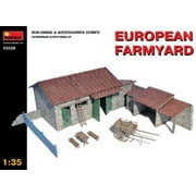 1/35 European Farmyard Building, Storage Shed & Accessories