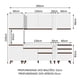 thumbnail image 2 of Cocina Integral Completa Modular Madesa Reims 260cm BB 05, 2 of 4