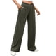 thumbnail image 1 of Wide Leg Dress Pants Women's High Elastic Waist Casual Pants Business Baggy Stretchy Comfy Fashion Slacks Navy Blue XXL, 1 of 4