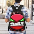 thumbnail image 5 of Lsque Geometry Dash Travel Laptop Backpack, Business Slim Sturdy Laptops Backpack, Water Resistant College School Computer Bag Gift for Men & Women Fits 15.6 Inch Notebook, 5 of 6