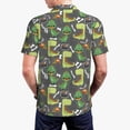 thumbnail image 2 of Polo Shirts for Men, Cartoon Dinosaurs K Cuteness Casual Mens Polo Shirts Short Sleeve Button Down Classic Mens Golf Polo Shirts, 2 of 7