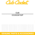 thumbnail image 5 of CUB CADET 00036730P Blade Clutch Cable Renovator 56A843VK 00036730 00036730, 5 of 8