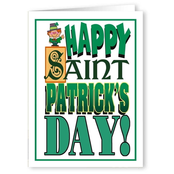Stonehouse Collection St Patrick's Day Card Pack - 12 Happy St Patrick's Day Cards & Envelopes - Boxed Set (Happy St Patrick's Day #2)