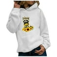 thumbnail image 2 of Tejiojio Womens Fall Clearance casual hoodie pullover women's animal print sweatshirt long sleeve sweat, 2 of 2