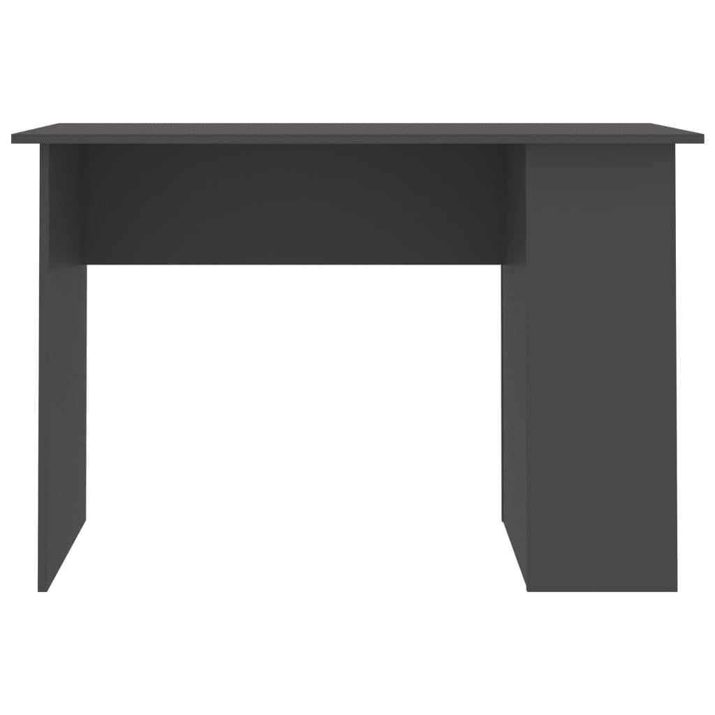 Kepooman Modern Computer Desk, Small Study Writing Desk with Two Storage Shelves, Gray Kepooman Modern Computer Desk, Small Study Writing Desk with Two Storage Shelves, Gray