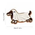 thumbnail image 3 of Halloween Rug BUTASY Halloween Ghost Rug, Cute Non-Slip Ghost Front Door Mat Washable Welcome Halloween Floor Mat for Entrance, 3 of 6