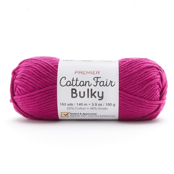Premier Fil de Coton Épais et Volumineux-Fuchsia
