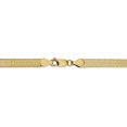 thumbnail image 4 of 14k Yellow Gold 24 Inch 5mm Silky Herringbone Chain Necklace Pendant Charm, 4 of 9