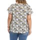 thumbnail image 3 of GRACE & GRANDEUR Blusa Floral Impresa de Pascua para Mujeres de Talla Grande con Cuello de Muesca y Borde de Encaje, Mangas con Volantes, Top Casual de Verano 2X Negro, 3 of 6