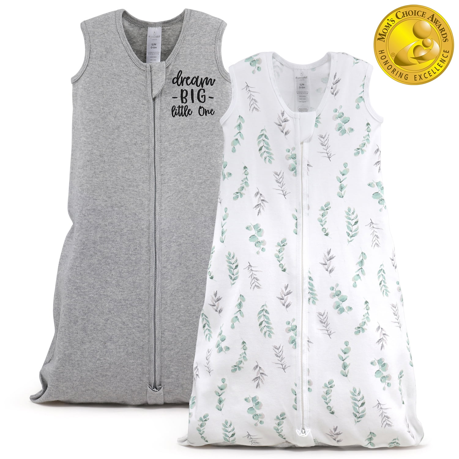 2 Pack Wearable Blanket Mint/Elephant 6-12 Months Baby Sleeping Sack 