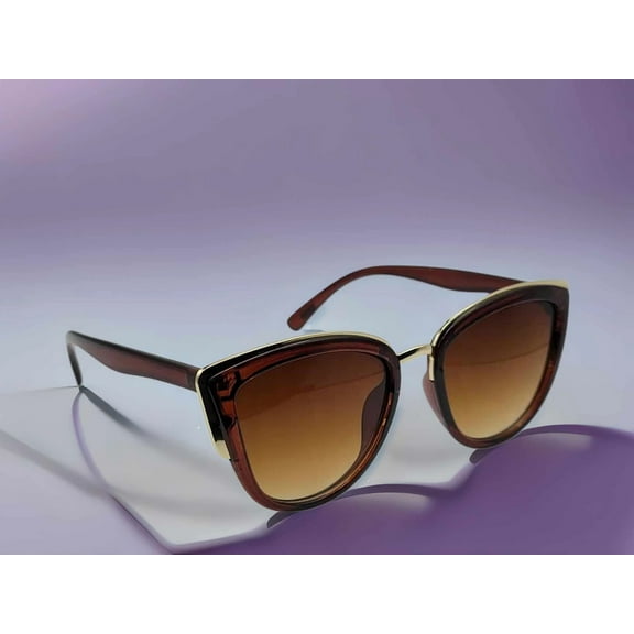 Retro Triangle Cat Eye Sunglasses | Cateye Sunglasses Vintage Tea