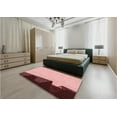thumbnail image 5 of Ahgly Company Machine Washable Indoor Rectangle Transitional Pink Area Rugs, 2' x 4', 5 of 7