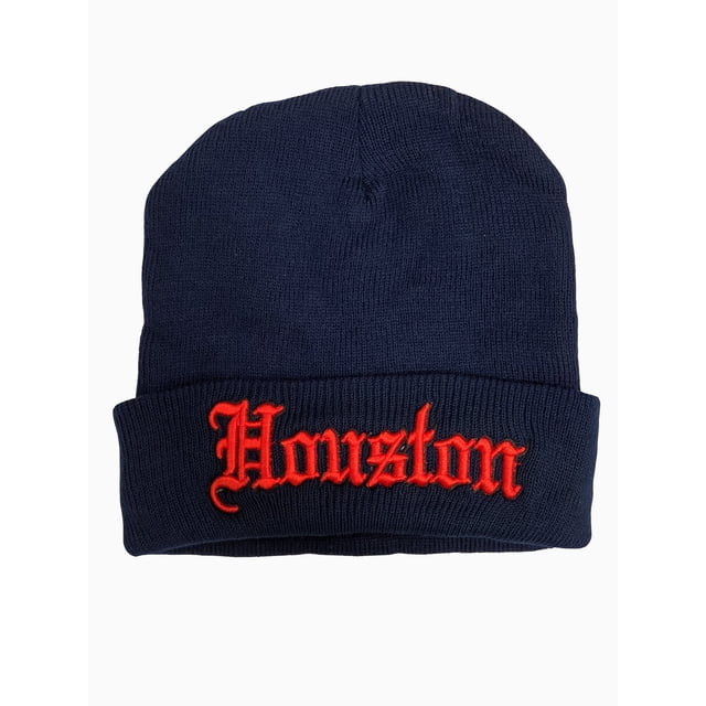 City Caps Houston Bonnet d'Hiver à Revers Marine