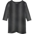 thumbnail image 1 of Alfani - Blusa de rayas para mujer, color negro, pequeña, 1 of 2
