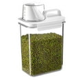 thumbnail image 1 of Visland Airtight Food Storage Container Food Grade BPA Free Leak-Resistant Stackable Design Transparent Grains Dry Foods Storage Jar, 1 of 8