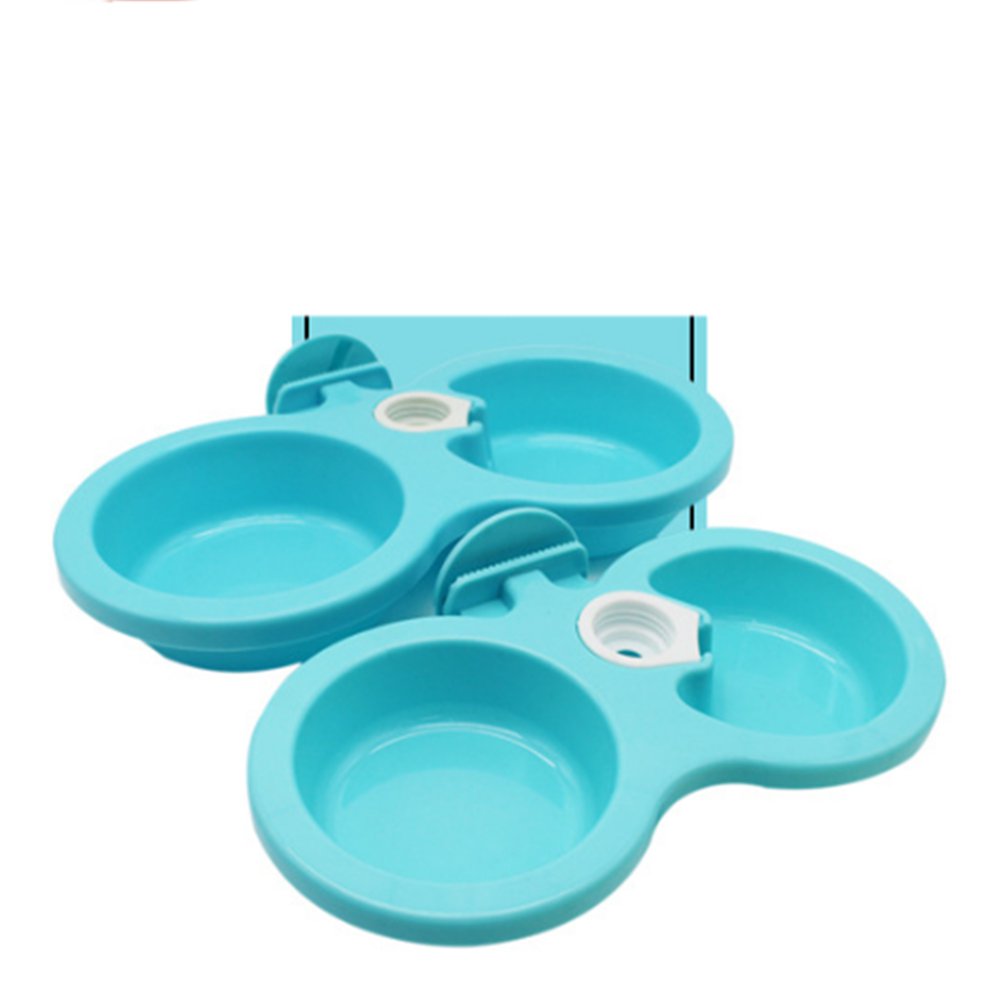 Dog Cage Hanging Bowls Pet Feeding Bowls Cat's Bowl Water Food Storage