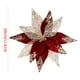 thumbnail image 3 of Seyotauo Christmas Glitter Flower Christmas Tree Decor Artificial Poinsettia Flower Velvet Magnolia s Floral Picks for Christmas Tree Fireplace Xmas Wedding DIY Crafts Wreath Party Floral Decor, 3 of 9