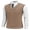 Dark Khaki, variant on Men's Sweater Vests V Neck Sleeveless Pullover Striped Cable Knit Sweater White Sweater Vest