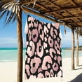 thumbnail image 2 of GZHJMY Rose Gold Leopard Pink Beach Towel Microfiber, 31"x 71" Large Quick Dry Travel Towel Beach Blanket for Women Men Travel Swim Camping Holiday, 2 of 3