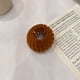 thumbnail image 3 of Bird Nest Magic Hair Clip, Vintage Geometric Expandable Ponytail Holder Clip Bird Nest Shaped Hair Clips Suitable for Ponytail, Ball Head, Half-Tie (Brown) ShuxiuWang 1327537098225, 3 of 5