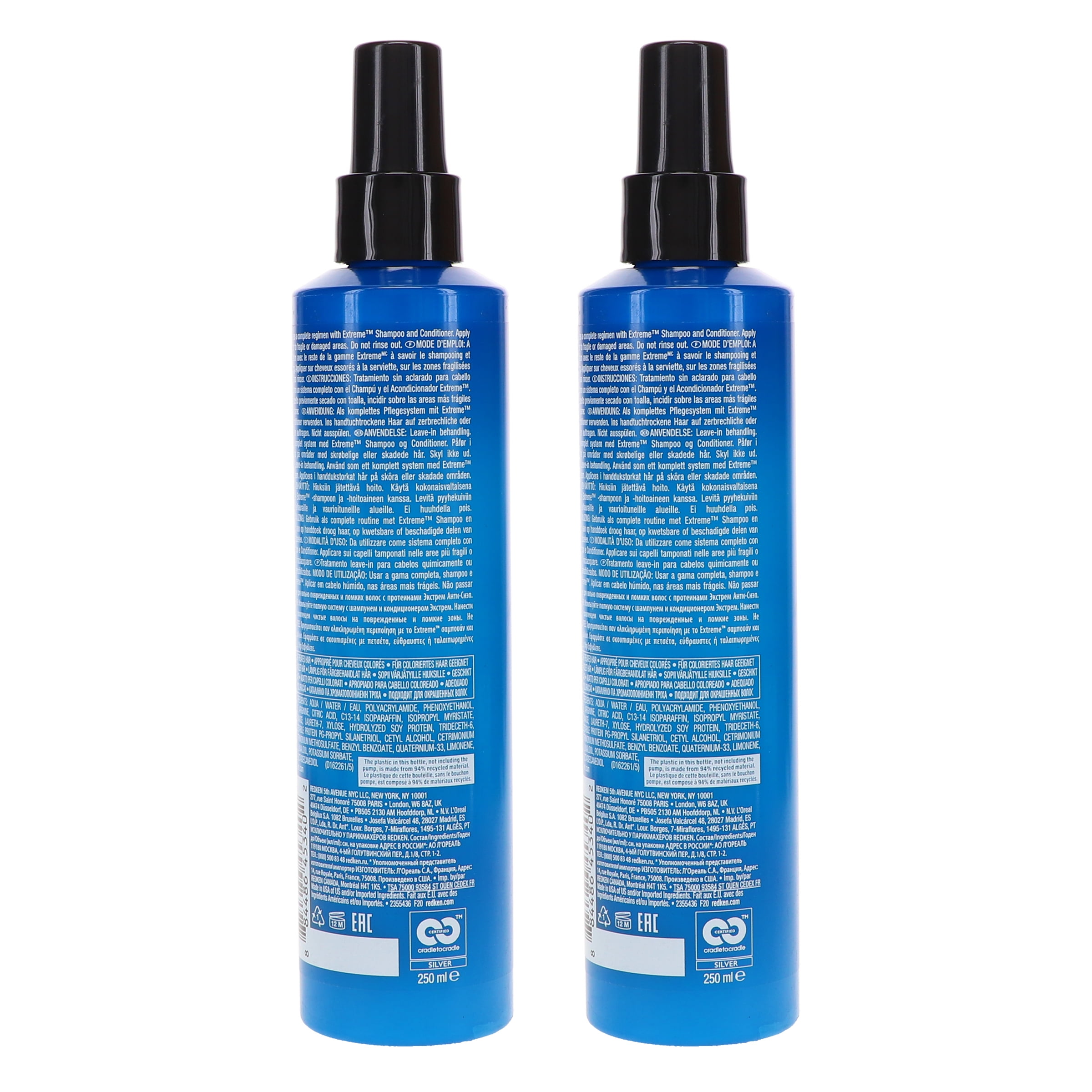 Redken Extreme Anti Snap Leave In Treatment 8.5 oz 2 Pack