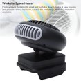 thumbnail image 3 of HIBIBUD 2026 New Cordless Space Heater for 18V Battery, 170W Portable Electric Fan Heater with 2 Heat Settings Battery Powered Heater for Jobsite, Workshop (Battery Not Included), 3 of 7