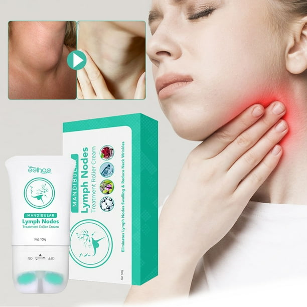 RuiKe Mandibular lymph Nodes Treatment Roller Cream,Lymph Nodes