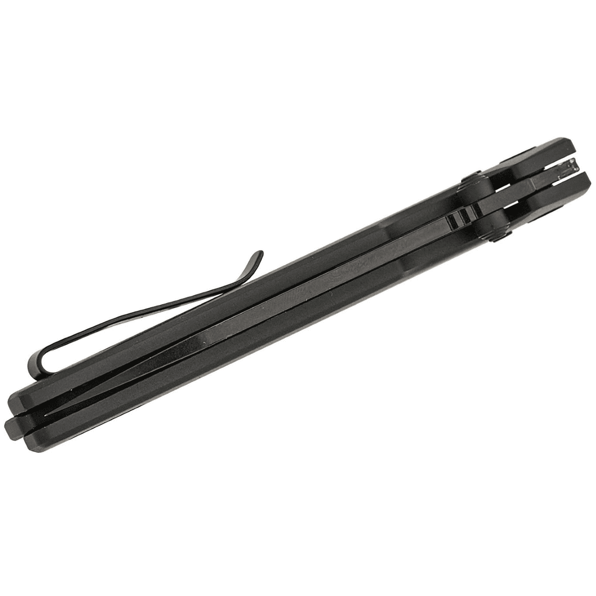 Kershaw Iridium Reverse Tanto Manual DuraLock Reverse Tanto Blade EDC Folding Pocket Knife with Black Blade - Black