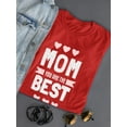 thumbnail image 3 of Mom Is The Best Chalk Text Shaped T-Shirt Women -Image by Shutterstock, Female Small, 3 of 4